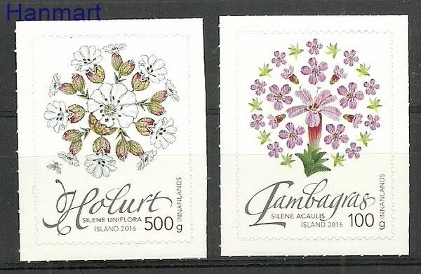 Znaczek Islandia 2016 Mi 1505-1506 Czyste **