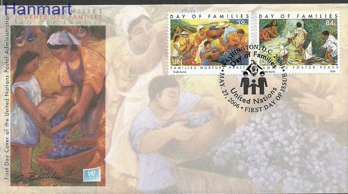 Znaczek Narody Zjednoczone Nowy Jork 2006 Mi 1020-1021 FDC