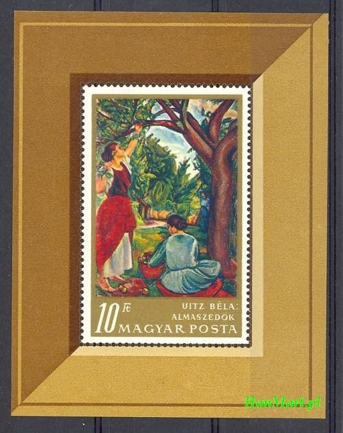 Znaczek Węgry 1967 Mi bl 61 Czyste **