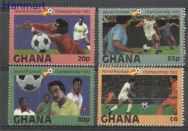 Znaczek Ghana 1982 Mi 945-948 Czyste **
