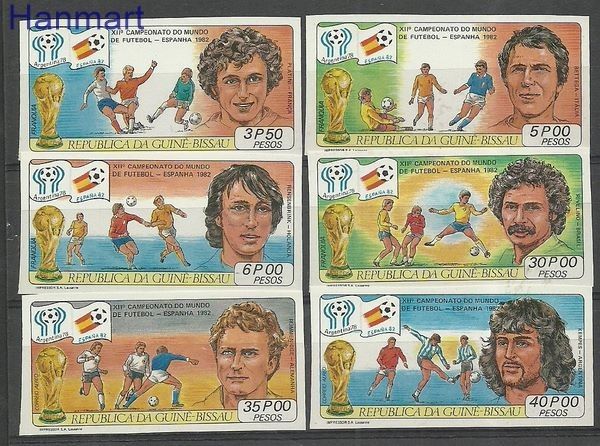 Znaczek Gwinea Bissau 1981 Mi 581-586B Czyste **