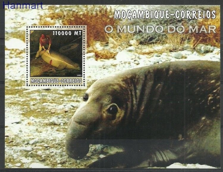 Znaczek Mozambik 2002 Mi bl190 Czyste **