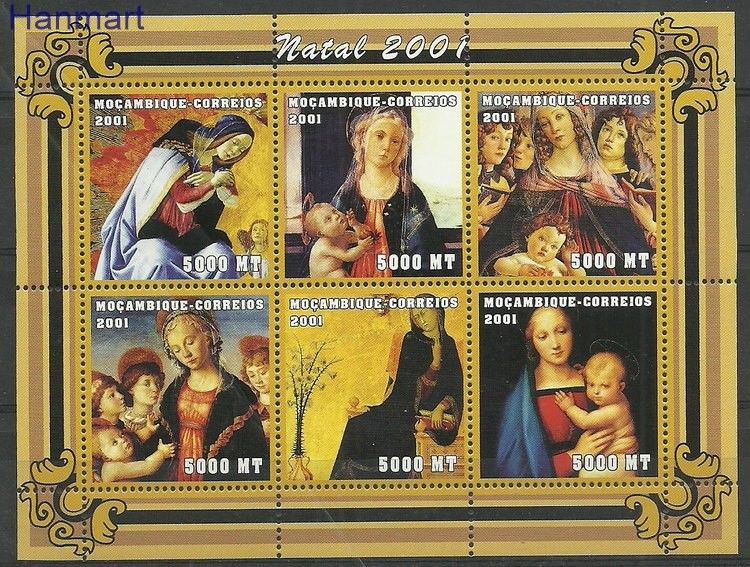 Znaczek Mozambik 2001 Mi ark1986-1991 Czyste **