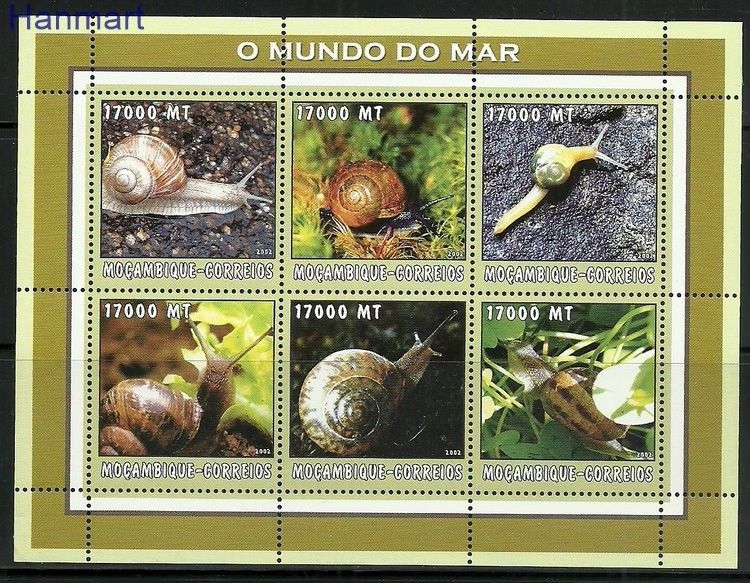Znaczek Mozambik 2002 Mi ark2596-2601 Czyste **