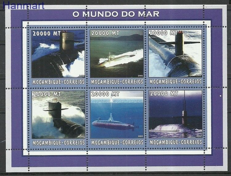 Znaczek Mozambik 2002 Mi ark2710-2715 Czyste **