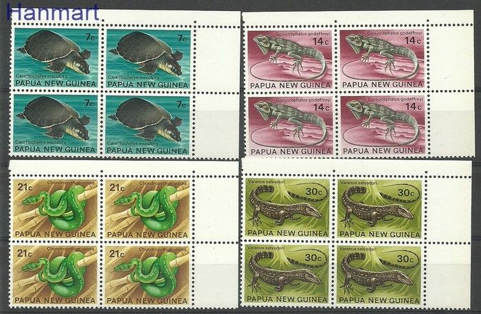 Znaczek Papua Nowa Gwinea 1972 Mi 219-222 Czyste **