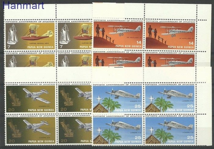 Znaczek Papua Nowa Gwinea 1972 Mi 223-226 Czyste **