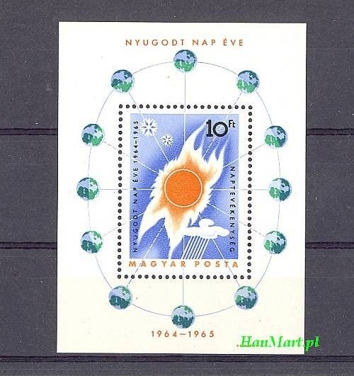 Znaczek Węgry 1965 Mi bl 46 Czyste **