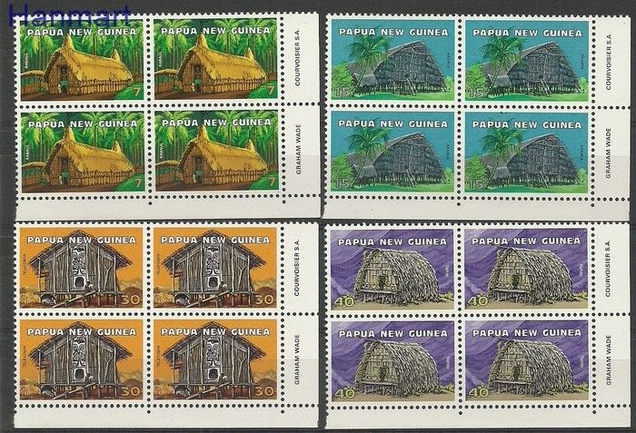 Znaczek Papua Nowa Gwinea 1976 Mi 306-309 Czyste **