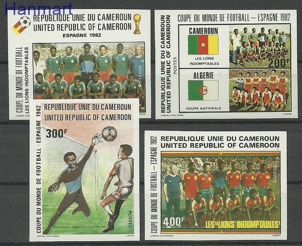 Znaczek Kamerun 1982 Mi 979-982B Czyste **