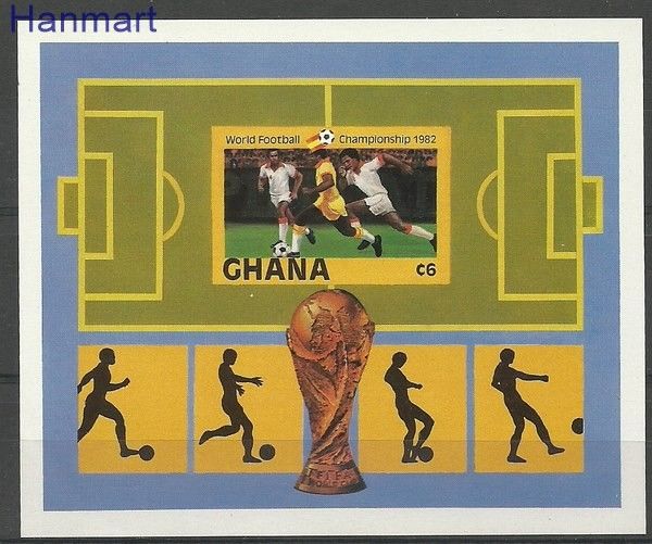Znaczek Ghana 1982 Mi bl97B Czyste **