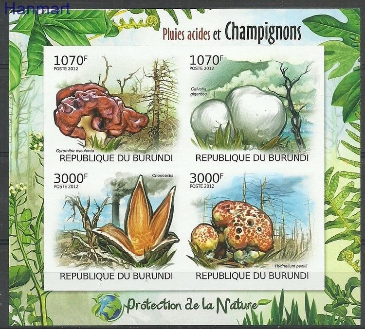 Znaczek Burundi 2012 Mi ark2530-2533B Czyste **