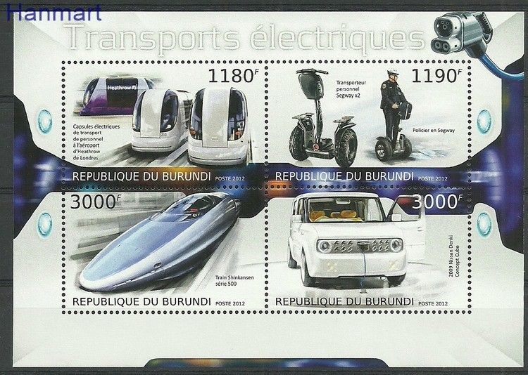 Znaczek Burundi 2012 Mi ark2923-2926 Czyste **