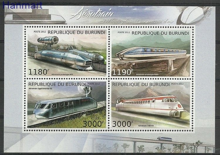 Znaczek Burundi 2012 Mi ark2943-2946 Czyste **