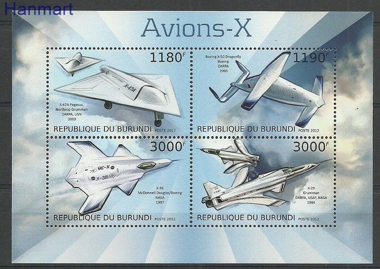 Znaczek Burundi 2012 Mi ark2968-2971 Czyste **