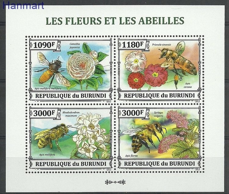 Znaczek Burundi 2013 Mi ark3288-3291 Czyste **