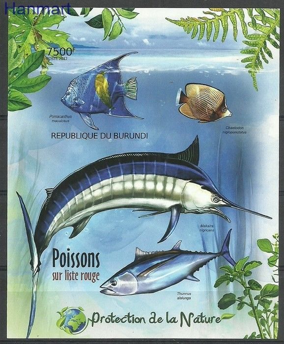 Znaczek Burundi 2012 Mi bl233B Czyste **