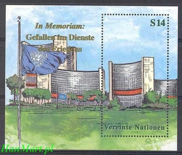 Znaczek Narody Zjednoczone Wiedeń 1999 Mi bl 11 Czyste **