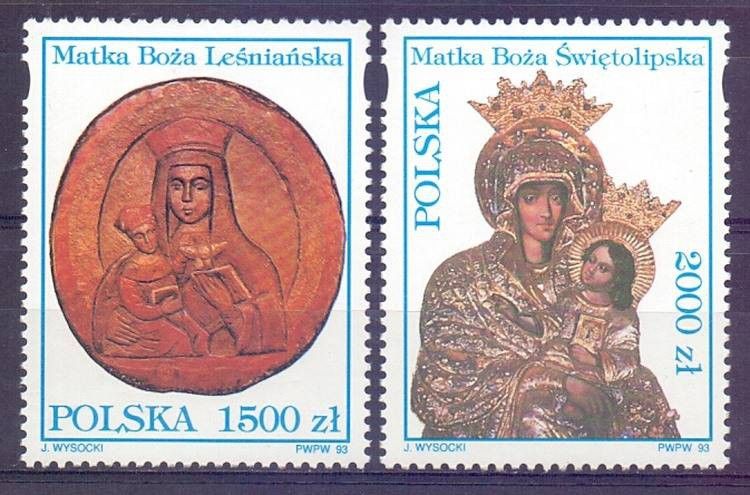 Znaczek Polska 1993 Mi 3465-3466 Czyste **