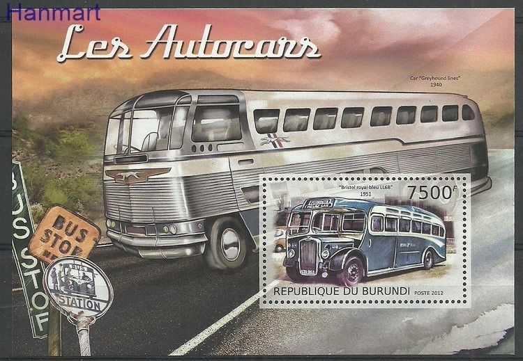 Znaczek Burundi 2012 Mi bl305 Czyste **