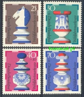 Znaczek Niemcy 1972 Mi 742-745 Czyste **