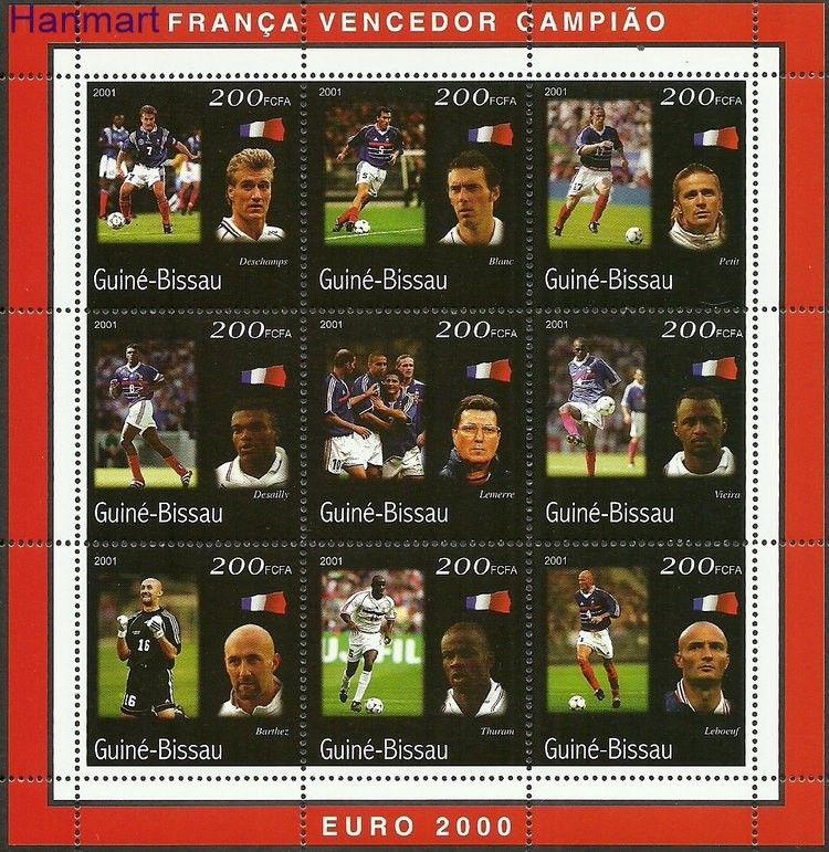 Znaczek Gwinea Bissau 2001 Mi ark1334-1342 Czyste **