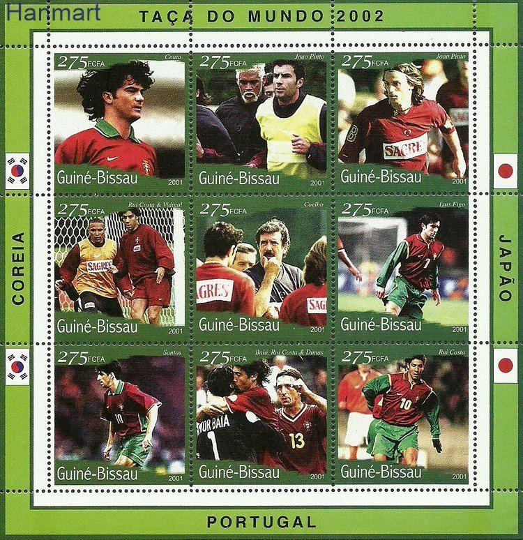 Znaczek Gwinea Bissau 2001 Mi ark1352-1360 Czyste **