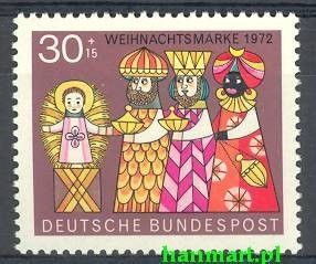Znaczek Niemcy 1972 Mi 749 Czyste **