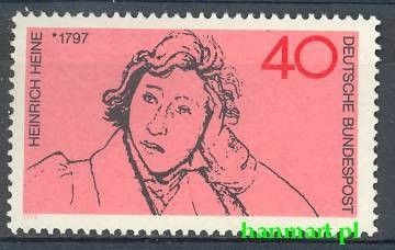 Znaczek Niemcy 1972 Mi 750 Czyste **