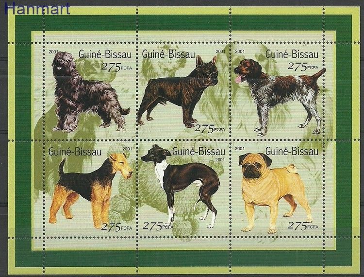 Znaczek Gwinea Bissau 2001 Mi ark1565-1570 Czyste **