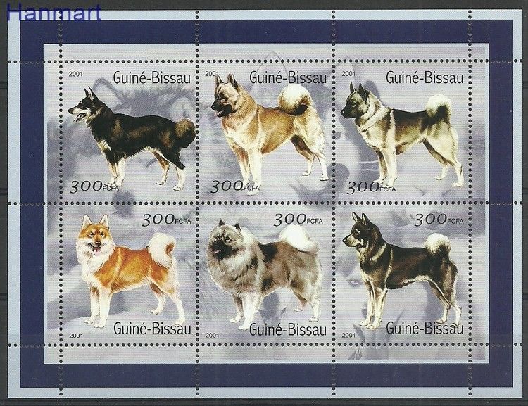Znaczek Gwinea Bissau 2001 Mi ark1571-1576 Czyste **