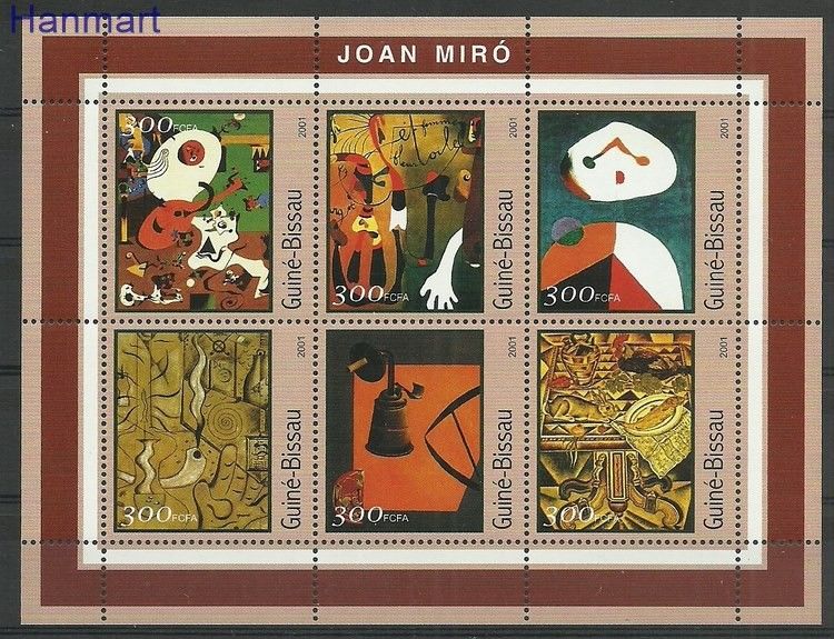 Znaczek Gwinea Bissau 2001 Mi ark1606-1611 Czyste **