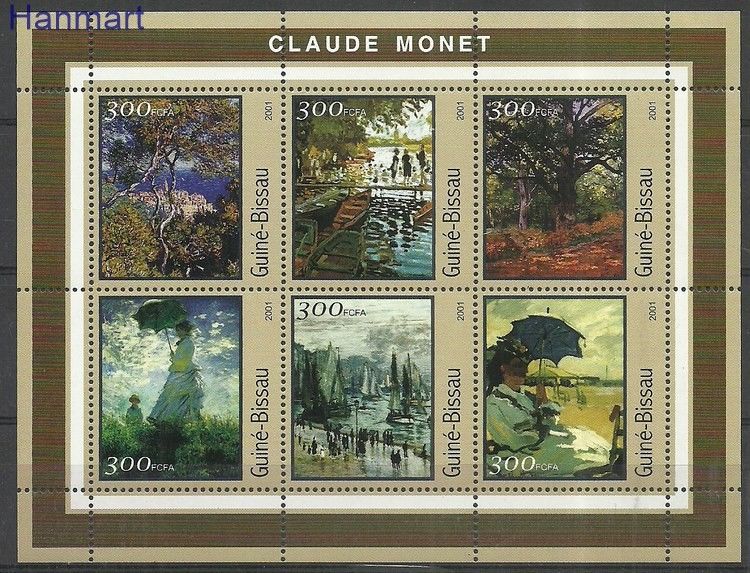 Znaczek Gwinea Bissau 2001 Mi ark1612-1617 Czyste **