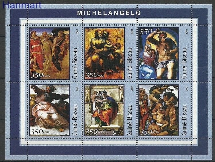 Znaczek Gwinea Bissau 2001 Mi ark1678-1683 Czyste **