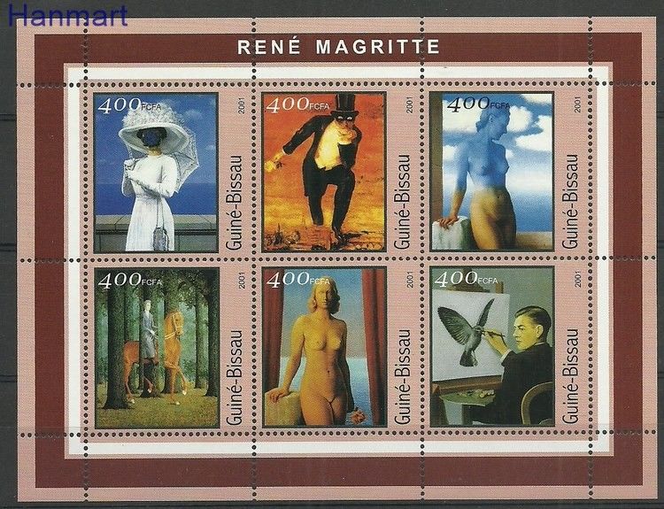 Znaczek Gwinea Bissau 2001 Mi ark1684-1689 Czyste **