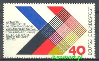 Znaczek Niemcy 1973 Mi 753 Czyste **