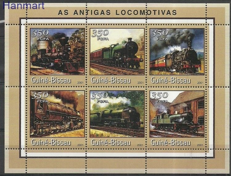Znaczek Gwinea Bissau 2001 Mi ark1719-1724 Czyste **