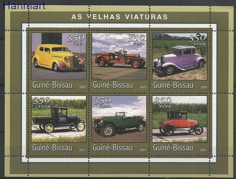 Znaczek Gwinea Bissau 2001 Mi ark1731-1736 Czyste **