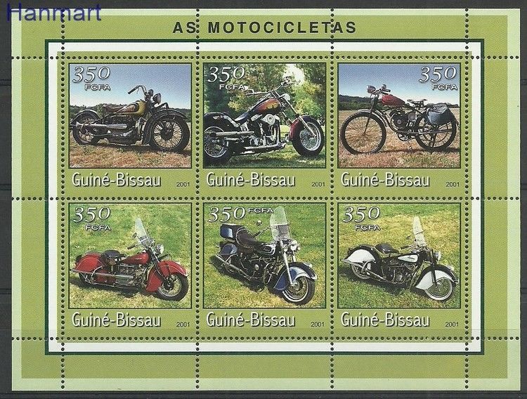 Znaczek Gwinea Bissau 2001 Mi ark1761-1766 Czyste **