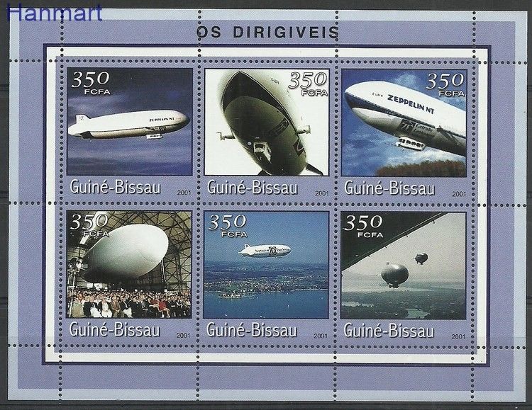 Znaczek Gwinea Bissau 2001 Mi ark1773-1778 Czyste **