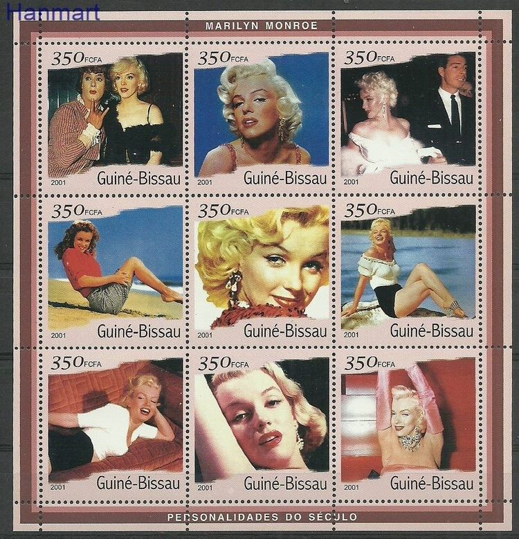 Znaczek Gwinea Bissau 2001 Mi ark1920-1928 Czyste **