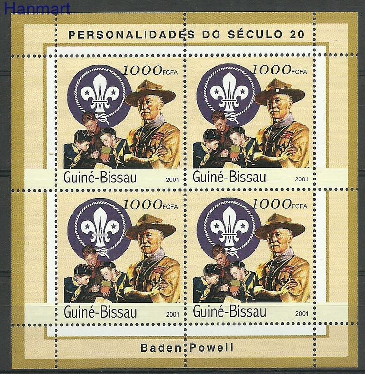 Znaczek Gwinea Bissau 2001 Mi ark1956 Czyste **