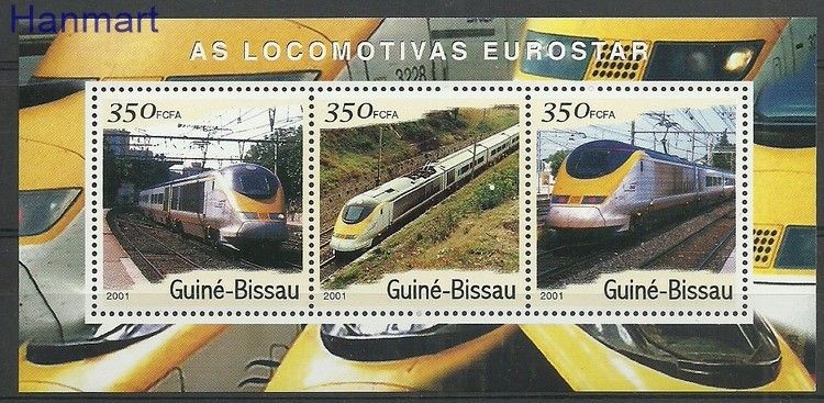 Znaczek Gwinea Bissau 2001 Mi dre1848-1850 Czyste **