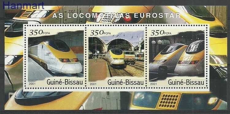 Znaczek Gwinea Bissau 2001 Mi dre1851-1853 Czyste **