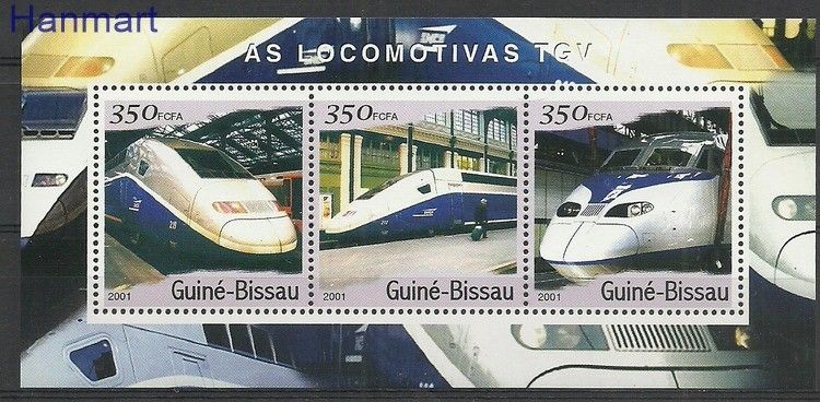 Znaczek Gwinea Bissau 2001 Mi dre1854-1856 Czyste **