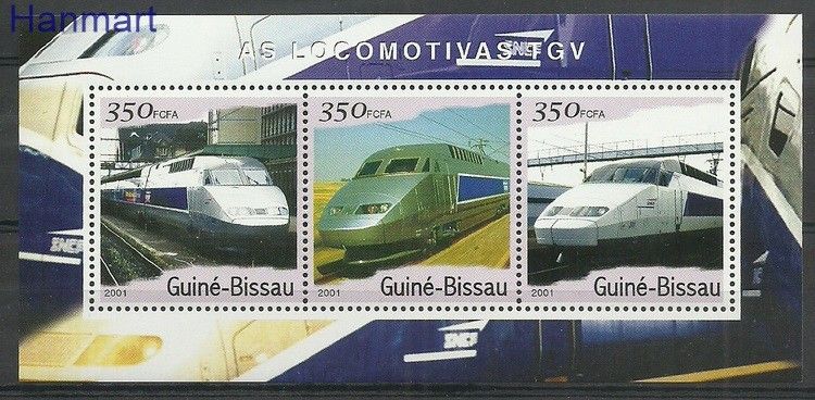Znaczek Gwinea Bissau 2001 Mi dre1857-1859 Czyste **