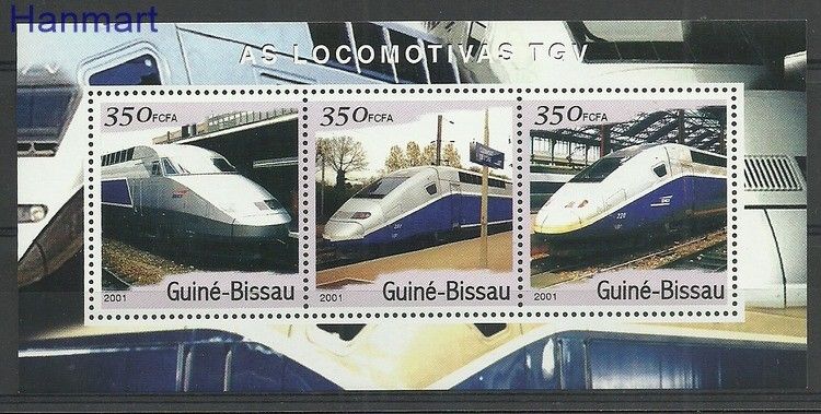 Znaczek Gwinea Bissau 2001 Mi dre1860-1862 Czyste **