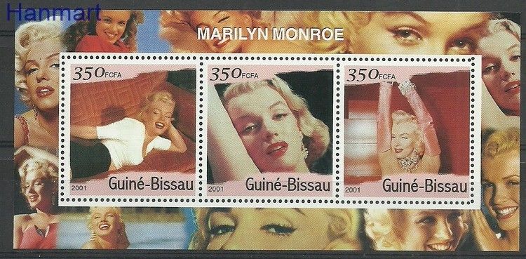 Znaczek Gwinea Bissau 2001 Mi dre1917-1919 Czyste **