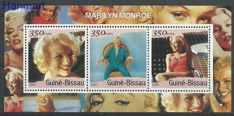Znaczek Gwinea Bissau 2001 Mi dre1926-1928 Czyste **