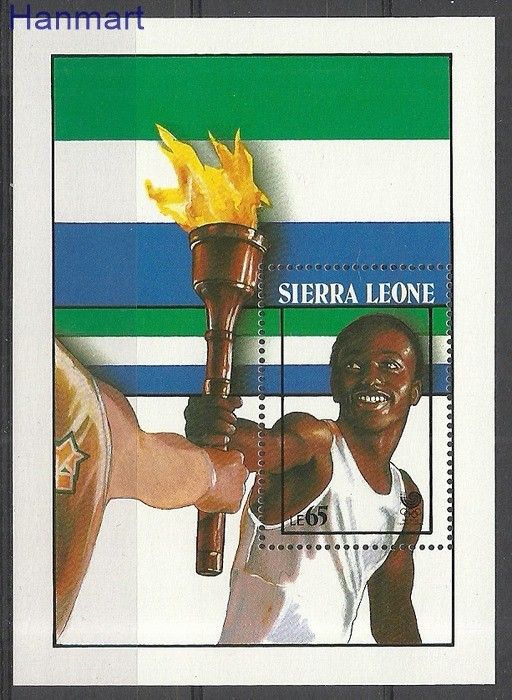 Znaczek Sierra Leone 1988 Mi bl77 Czyste **